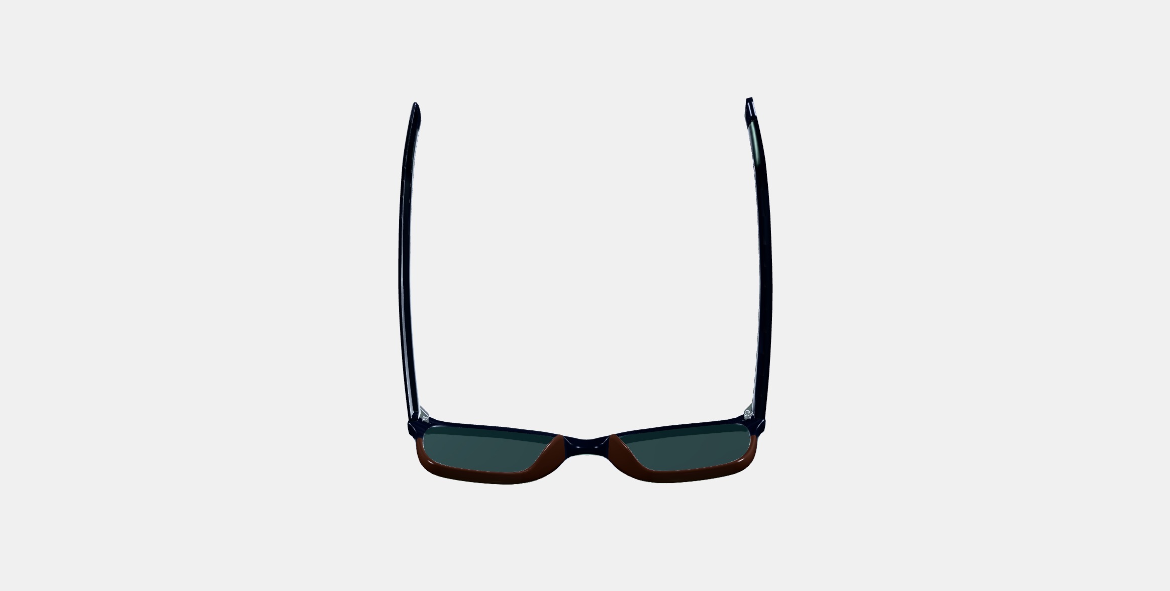 Barkley Low Bridge Fit Sunglasses in Antique Shale Fade 3D model_7