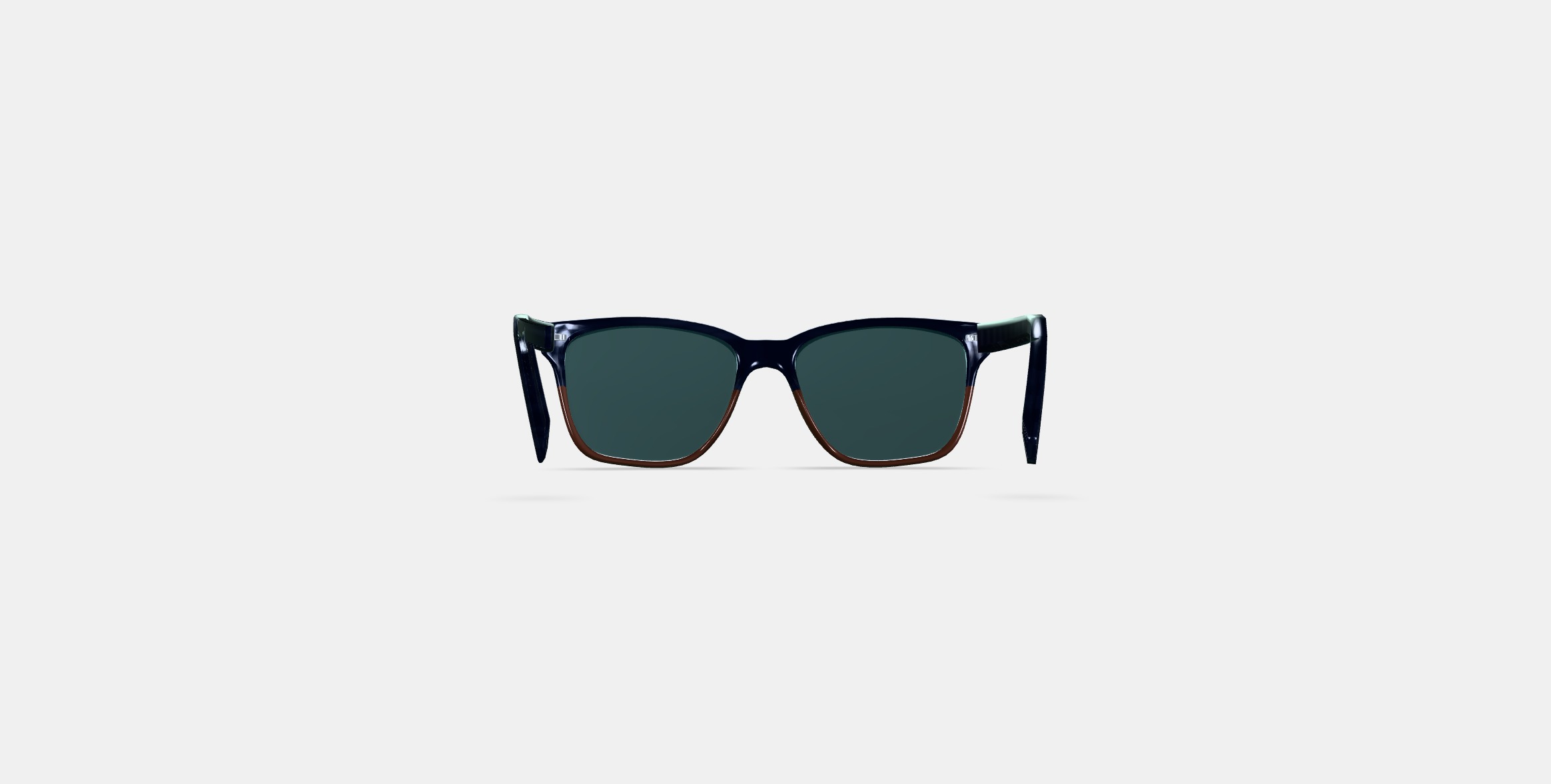 Barkley Low Bridge Fit Sunglasses in Antique Shale Fade 3D model_14