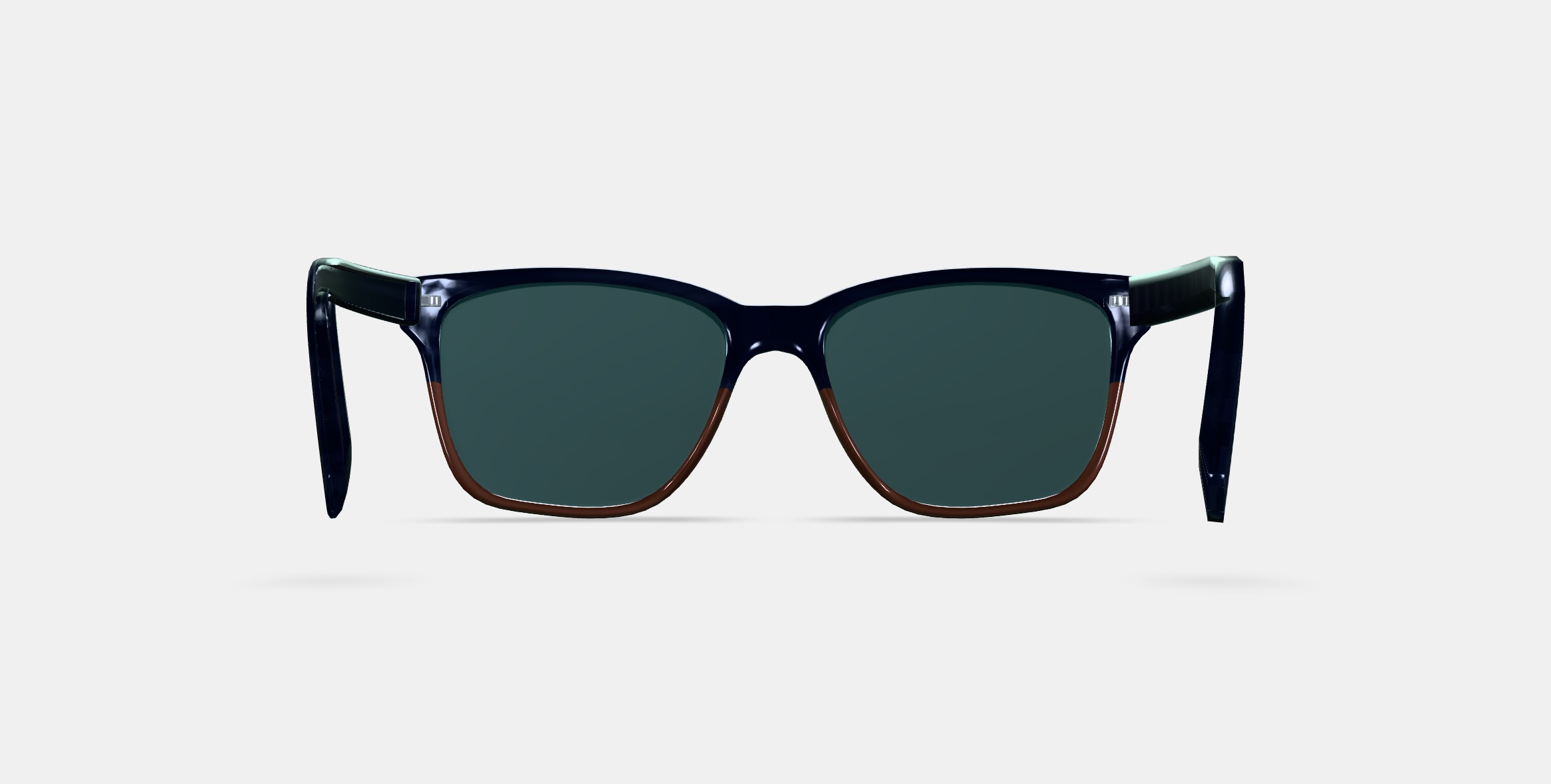 Barkley Low Bridge Fit Sunglasses in Antique Shale Fade 3D model_15