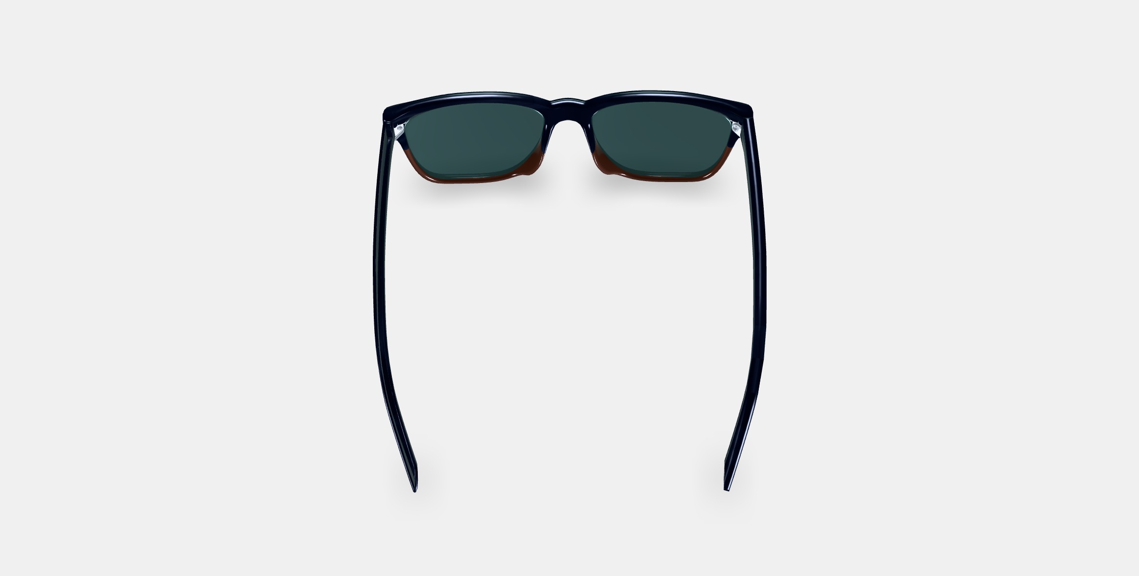 Barkley Low Bridge Fit Sunglasses in Antique Shale Fade 3D model_2