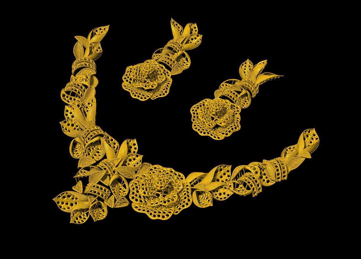 Unique Necklace 3D print model_1