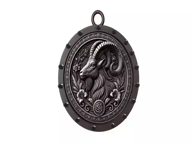 Ibex Animal Pendant
