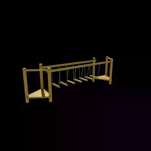 Wackelseil 3D model