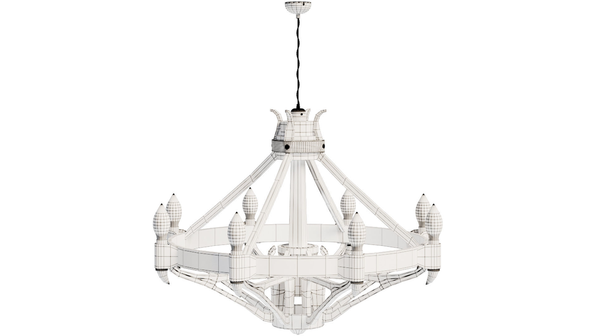 LoftLamp Low-poly 3D model_6