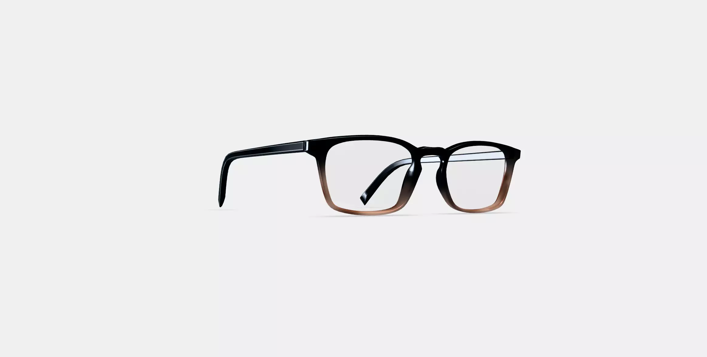 Chase Eyeglasses in Sugar Maple Fade 3D model