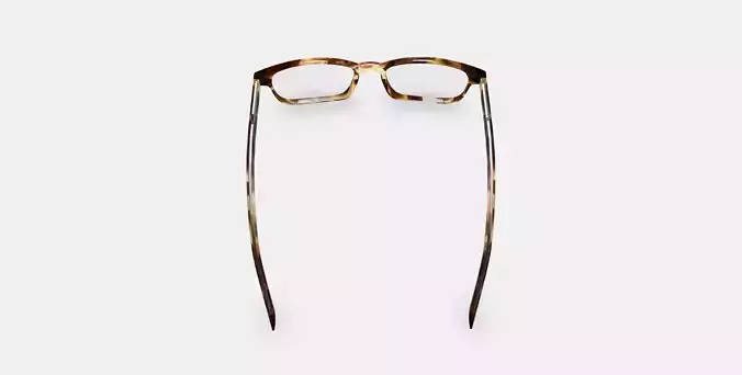 Hardy Eyeglasses in Root Beer 3D model