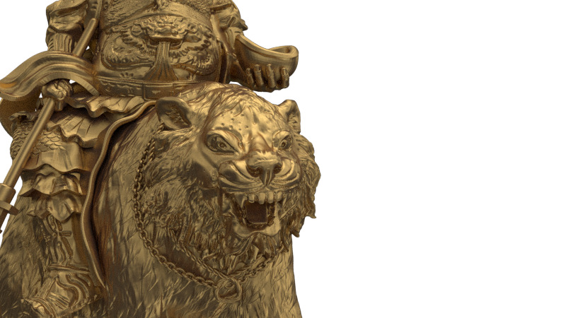 zhao gong ming 3D print model_5