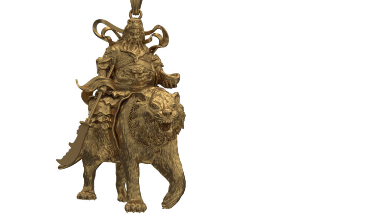 zhao gong ming 3D print model_6