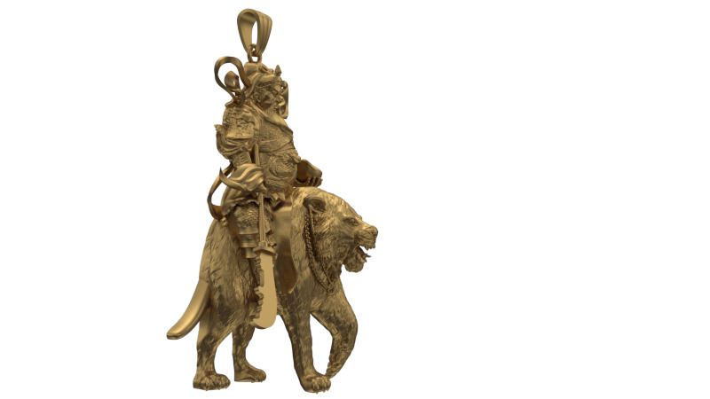 zhao gong ming 3D print model_1