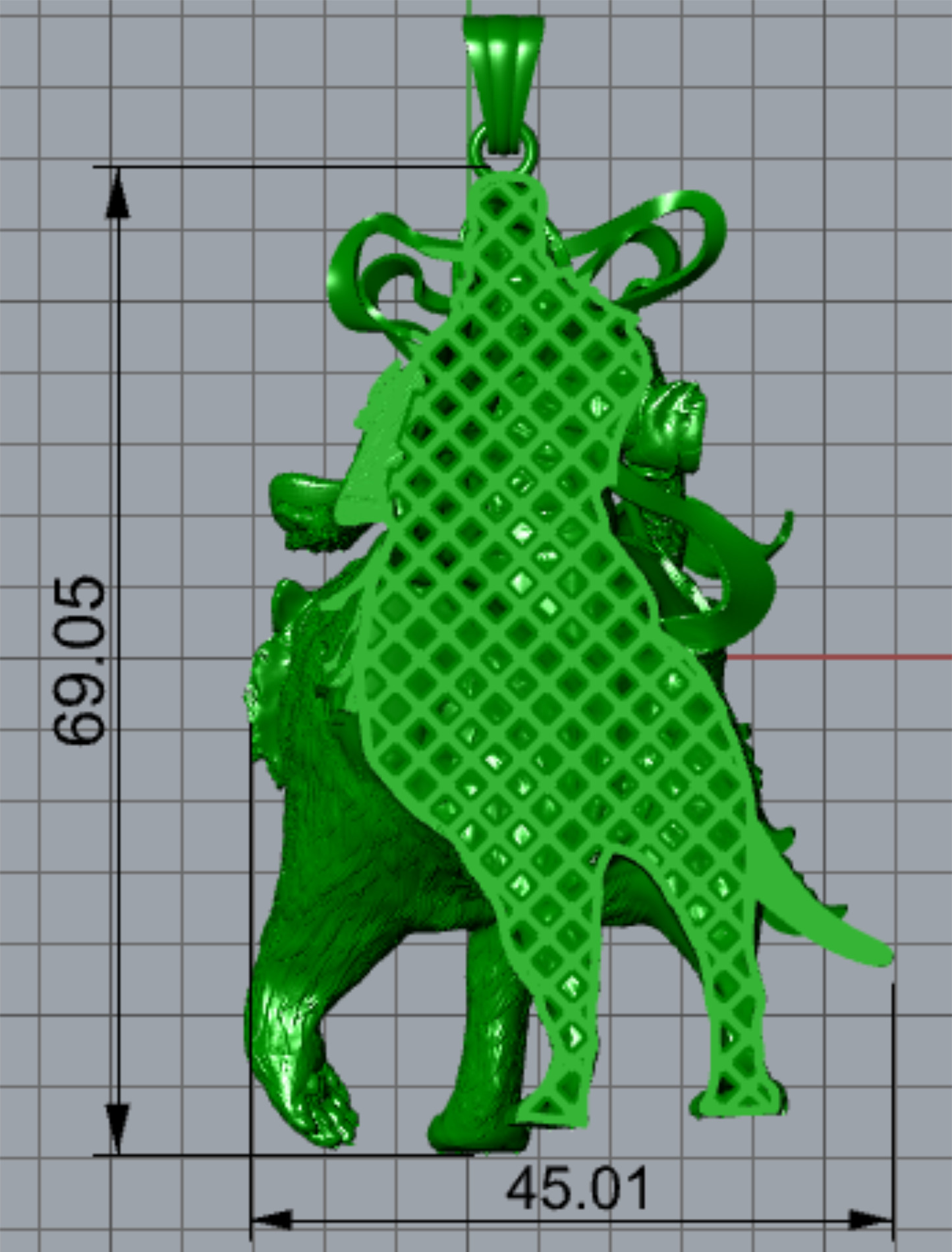 zhao gong ming 3D print model_8