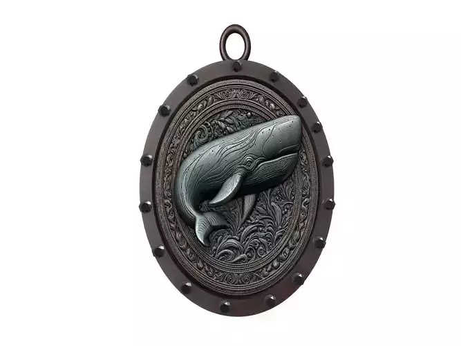 Sperm Whale Animal Pendant
