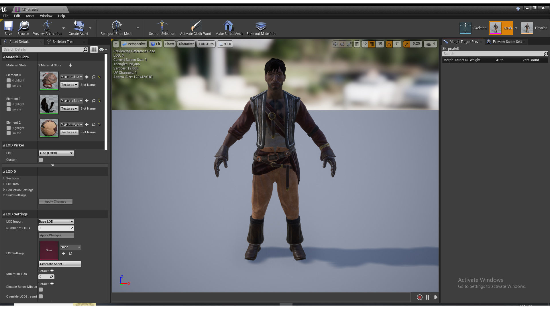 PIRATE 8R Low-poly 3D model_16