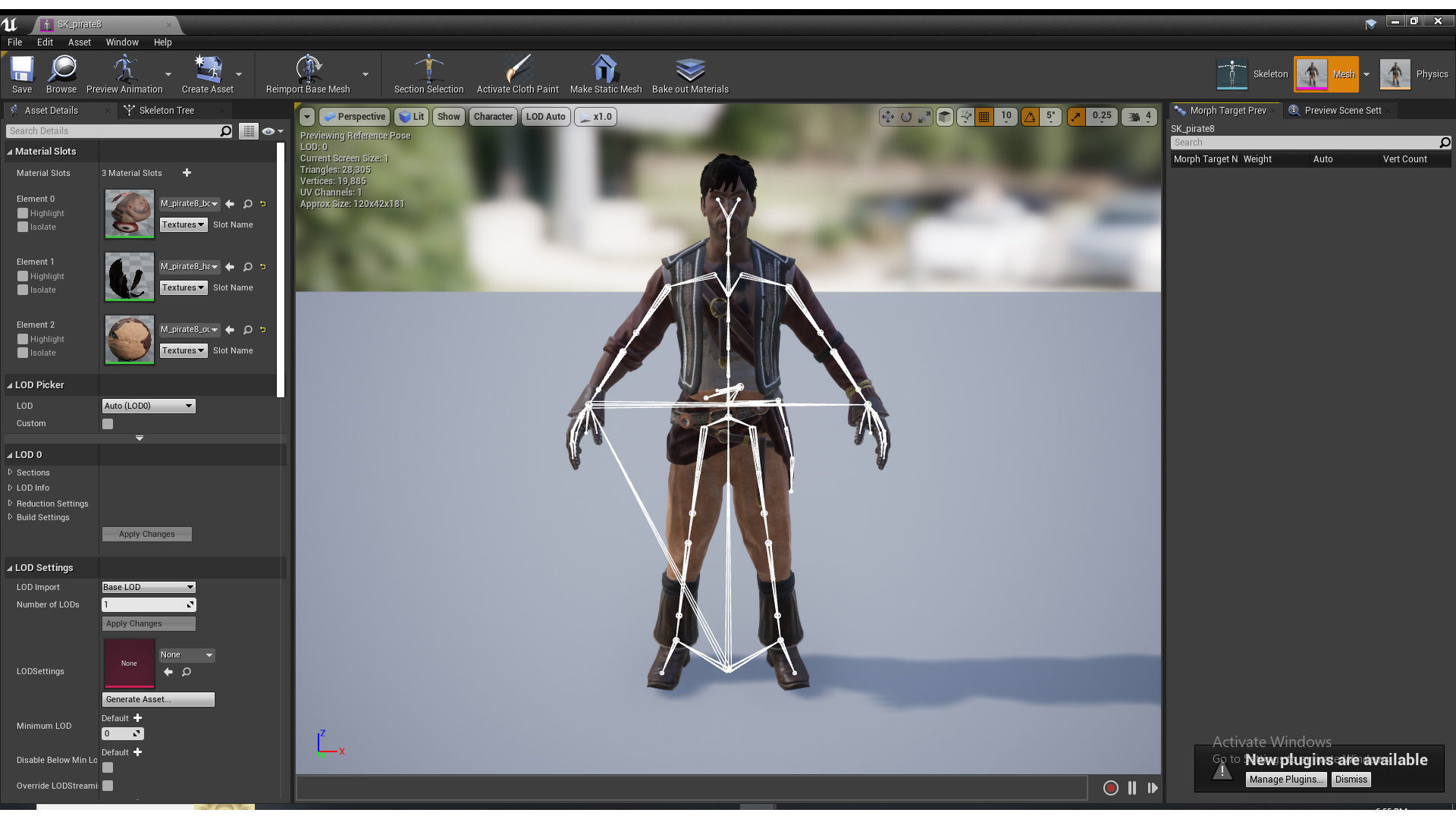 PIRATE 8R Low-poly 3D model_17
