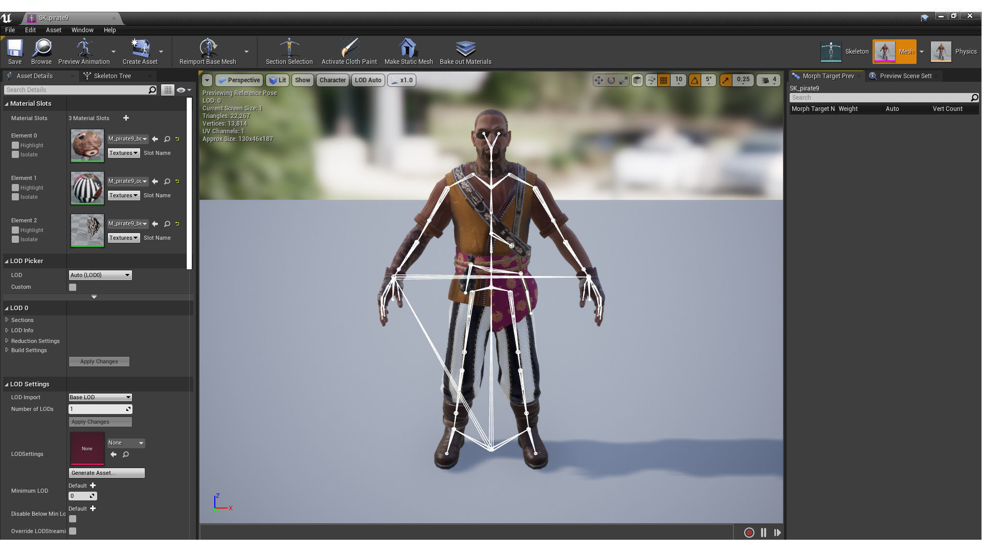 PIRATE 9R Low-poly 3D model_19
