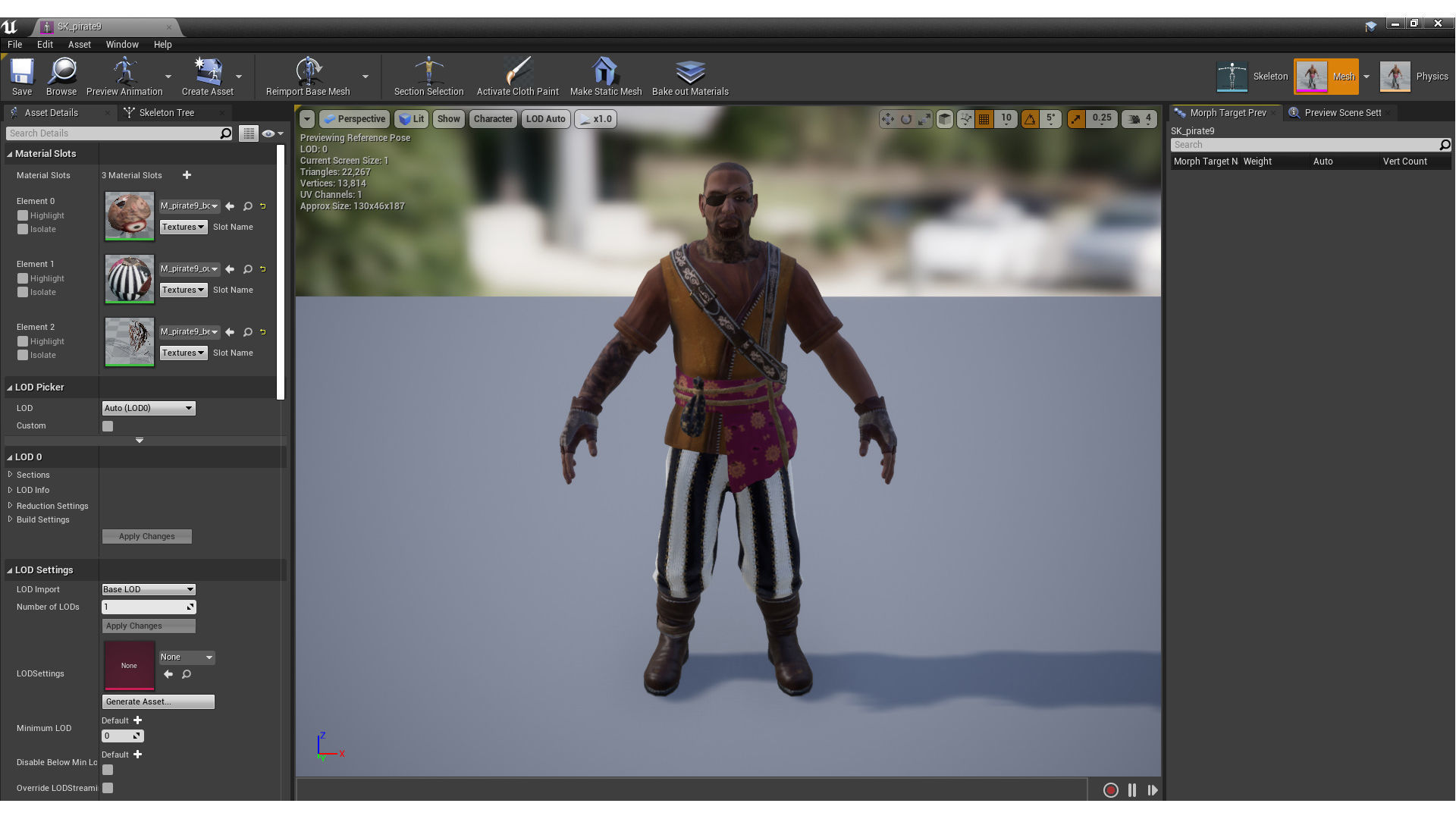 PIRATE 9R Low-poly 3D model_18