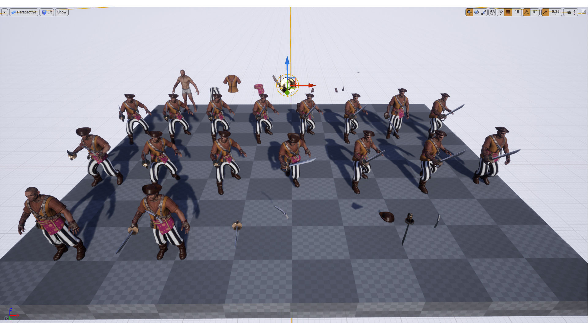 PIRATE 9R Low-poly 3D model_16