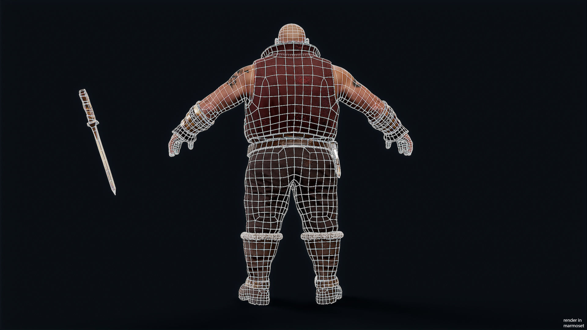 PIRATE 10R Low-poly 3D model_11