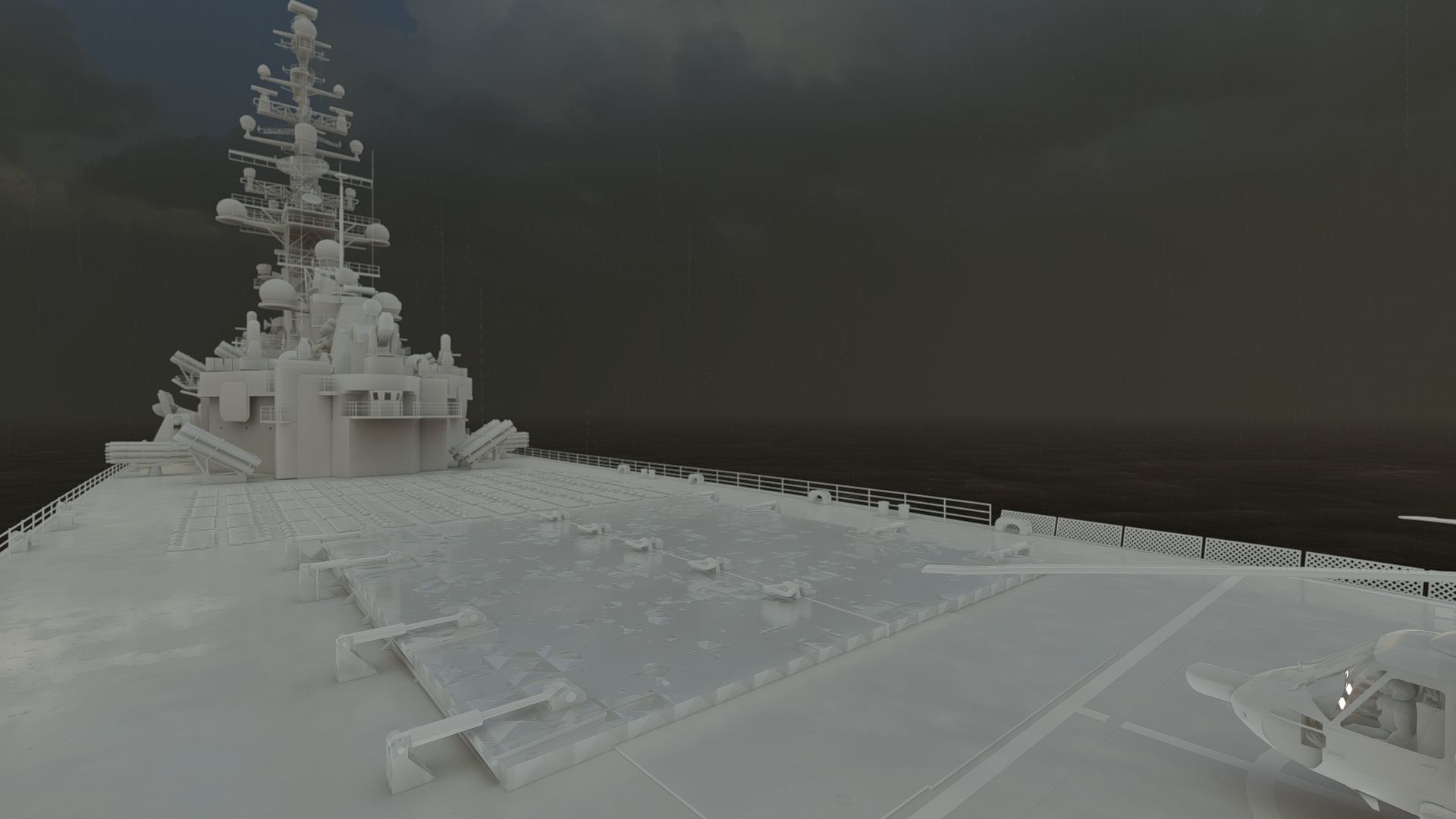 USS MISSOURI BB-63 3D model_30