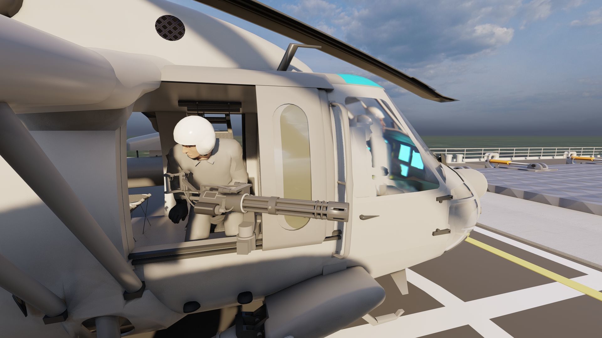 USS MISSOURI BB-63 3D model_21