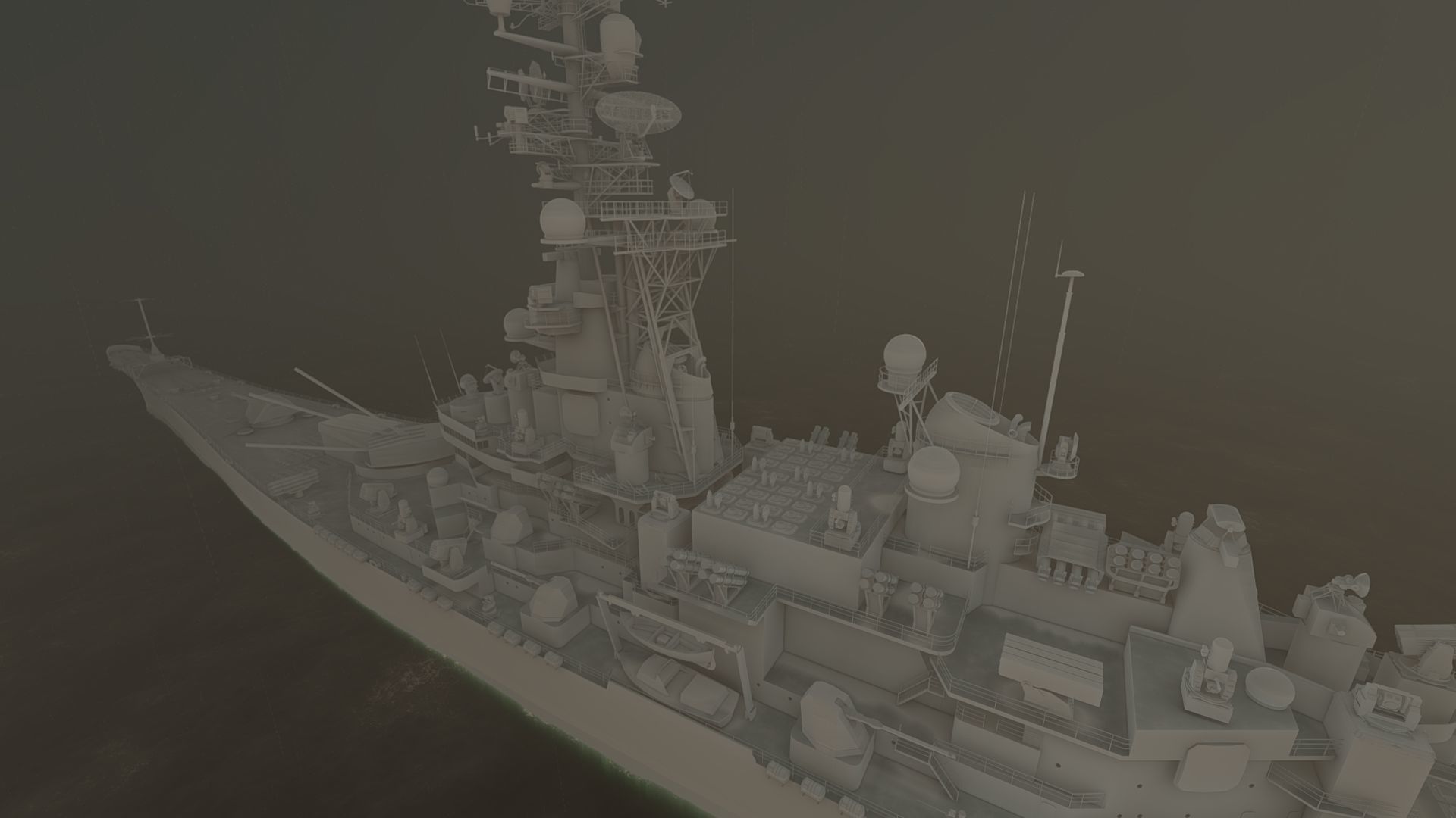 USS MISSOURI BB-63 3D model_29