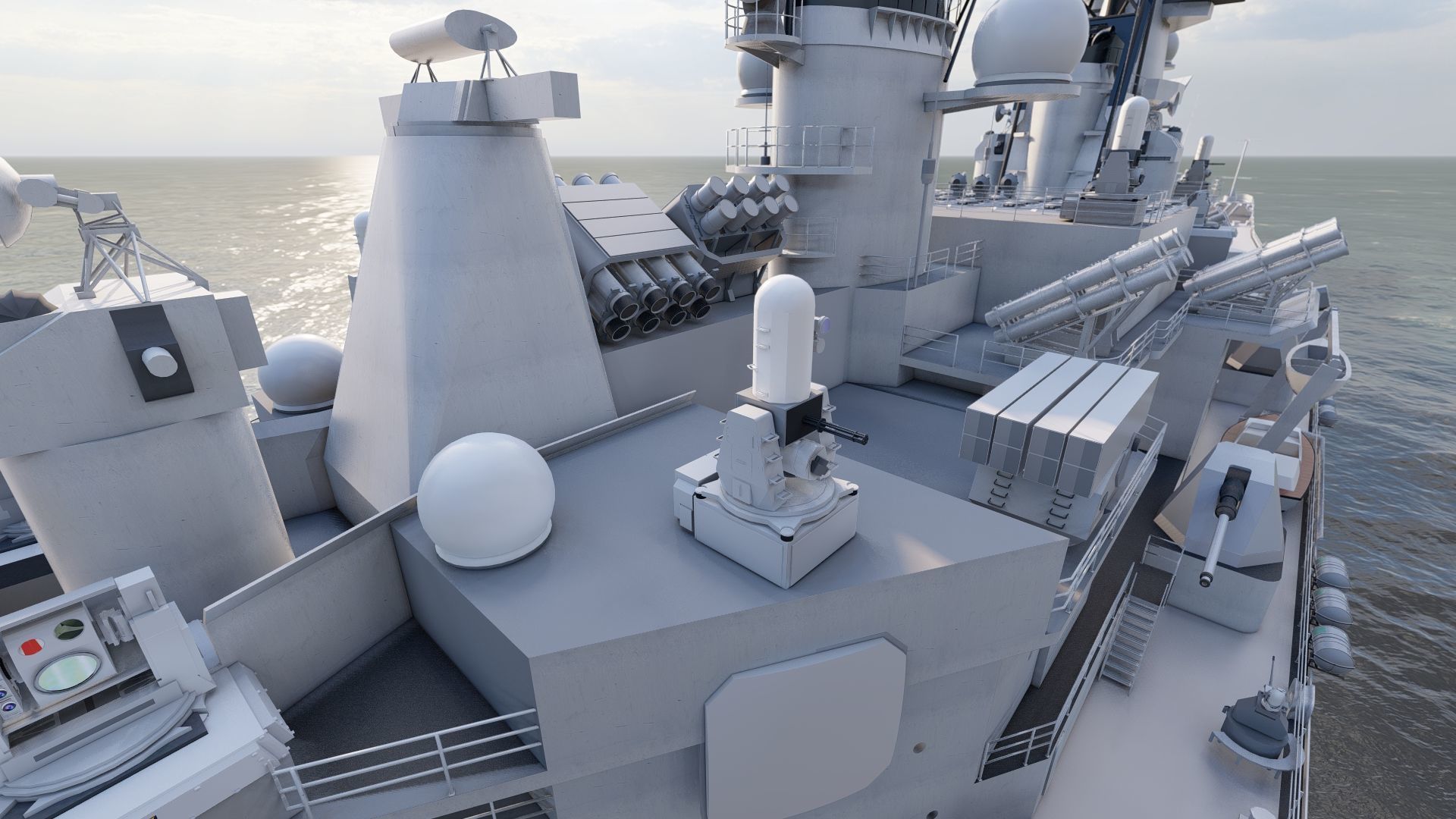 USS MISSOURI BB-63 3D model_17