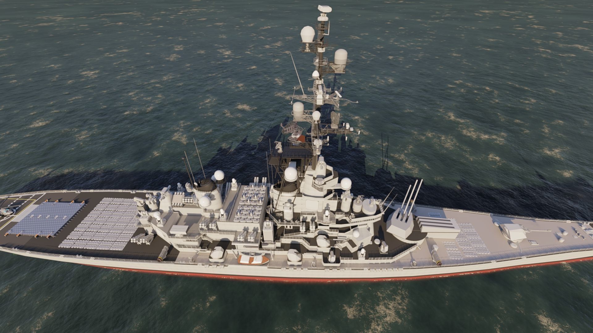 USS MISSOURI BB-63 3D model_23