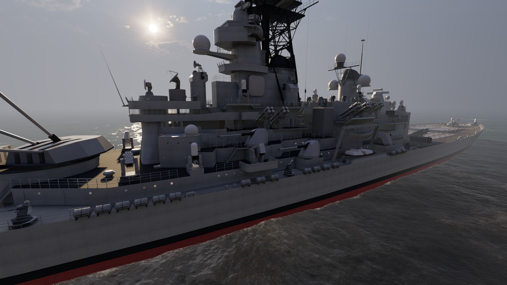 USS MISSOURI BB-63 3D model_25