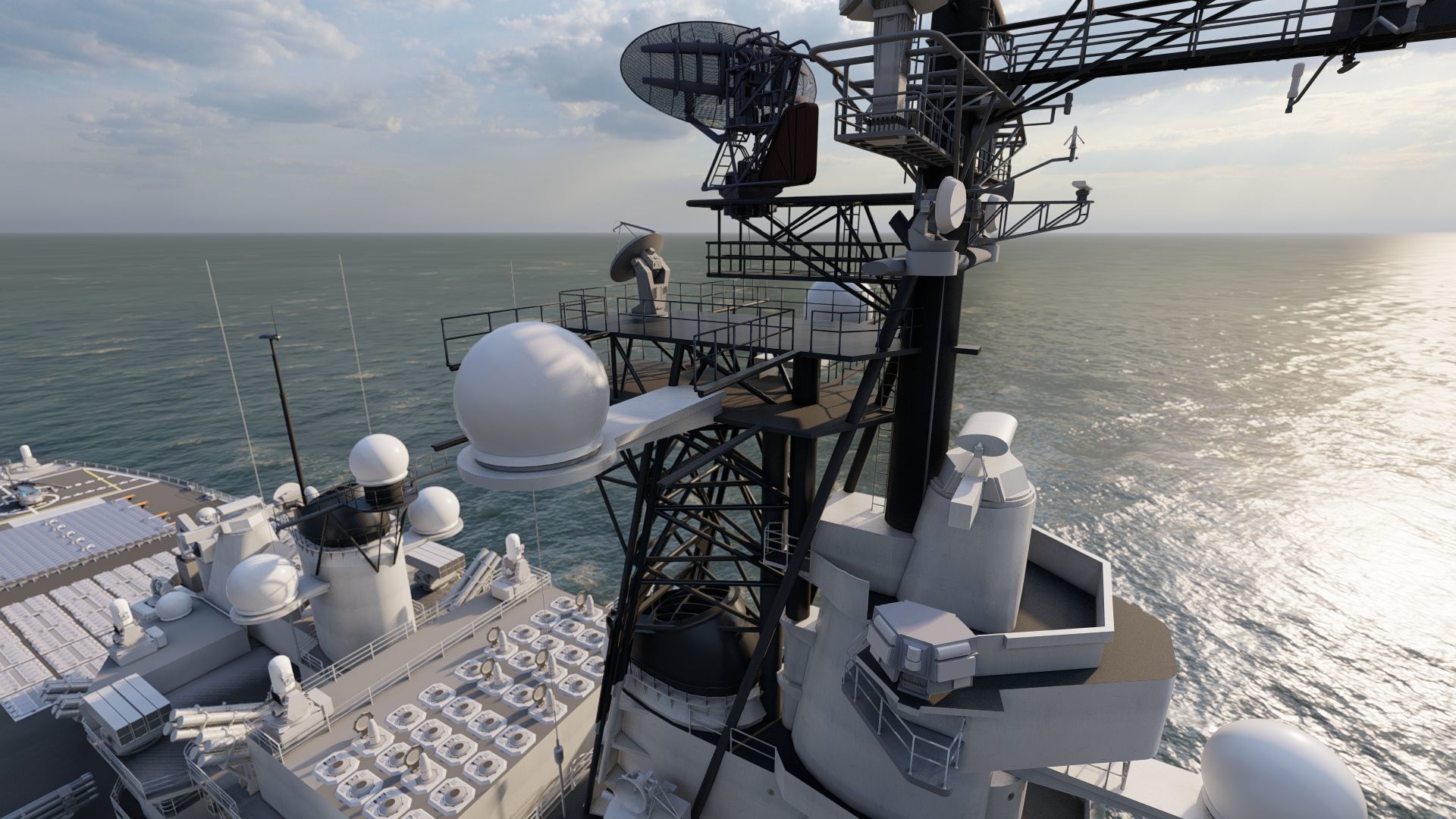 USS MISSOURI BB-63 3D model_14