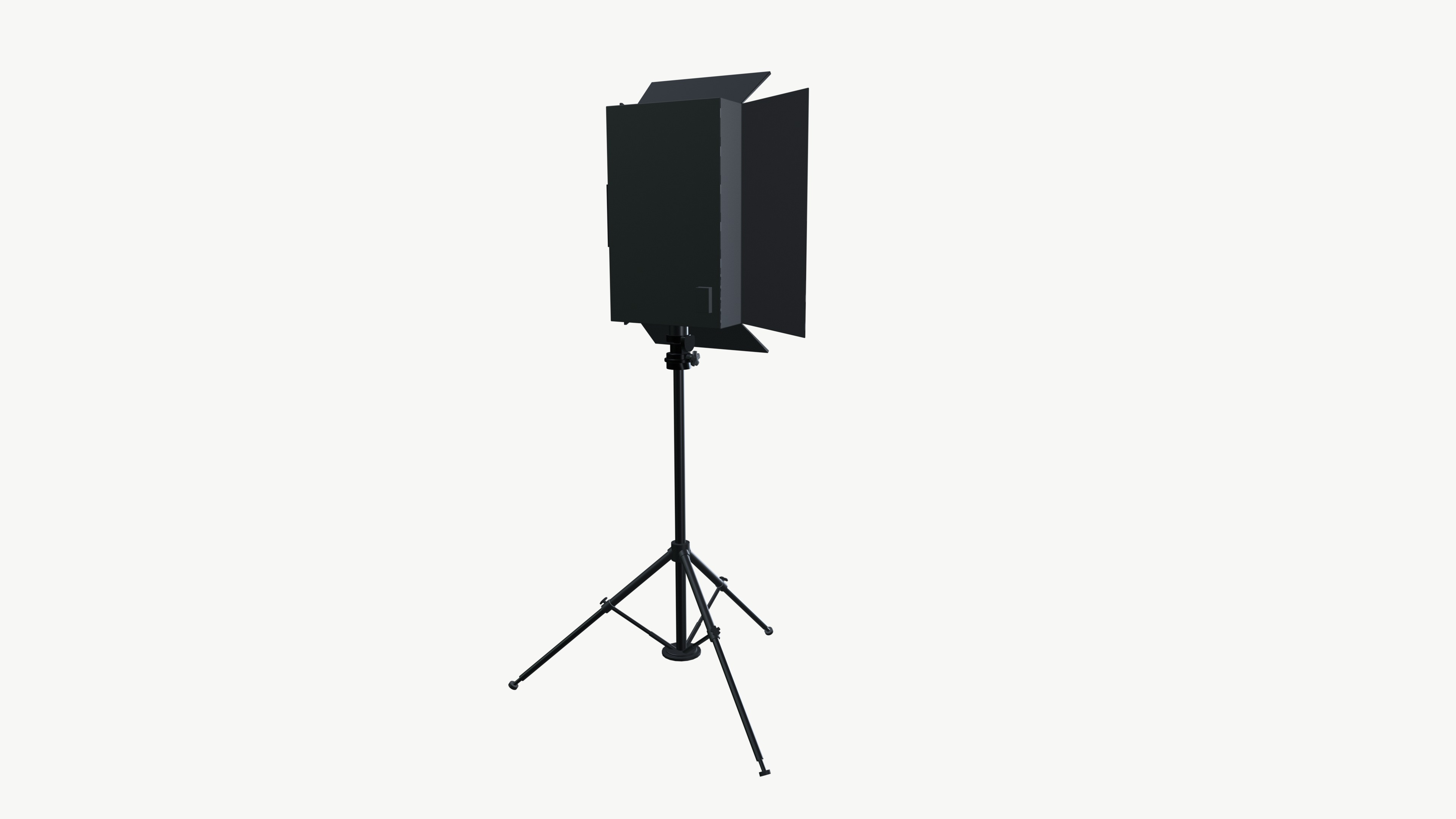 Light tripod Low-poly 3D model_6