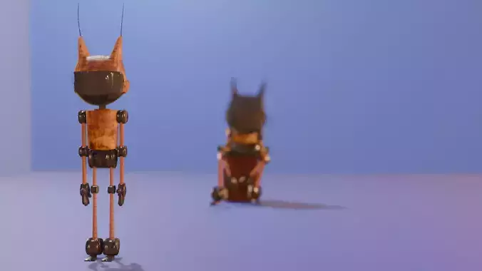 ROBOT MADE OF CAN 3D model