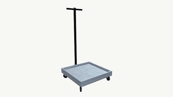 Hand Truck Low-poly 3D model