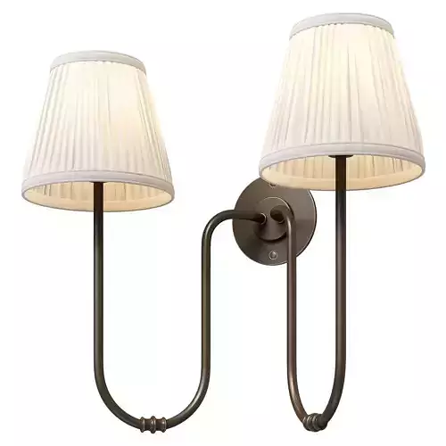 Urban Electric Double Sconce Belle Meade 3D model