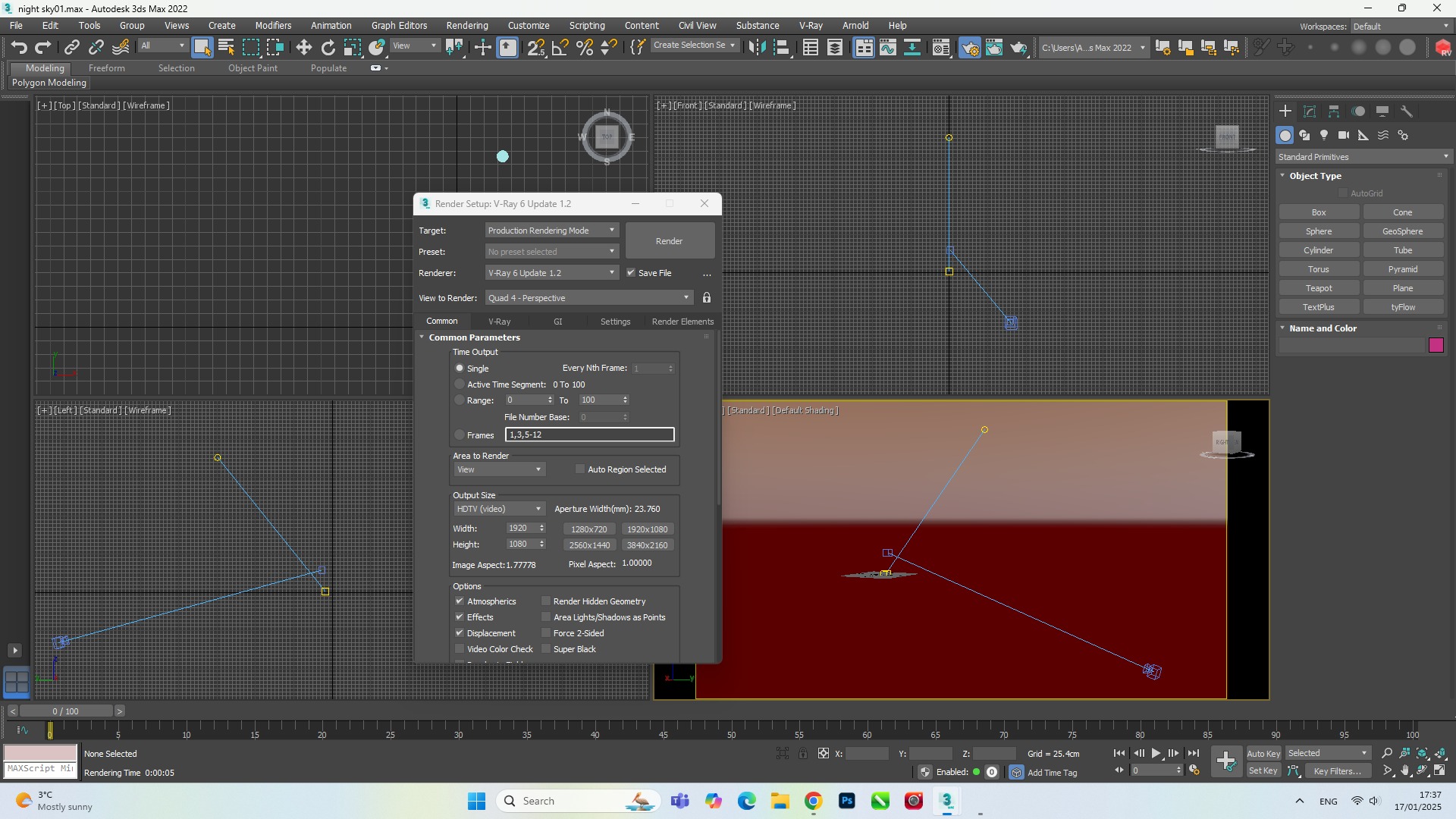 Night Sky 3D model_9