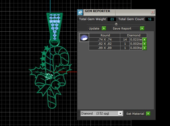 CHRISTMAS STICK PENDANT 3D PRINTABLE MODEL 3D print model_6