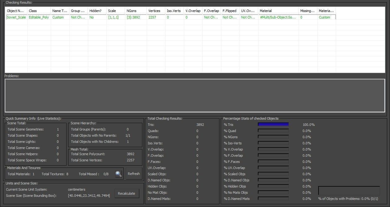 Vintage Soviet Scale Low-poly 3D model_15