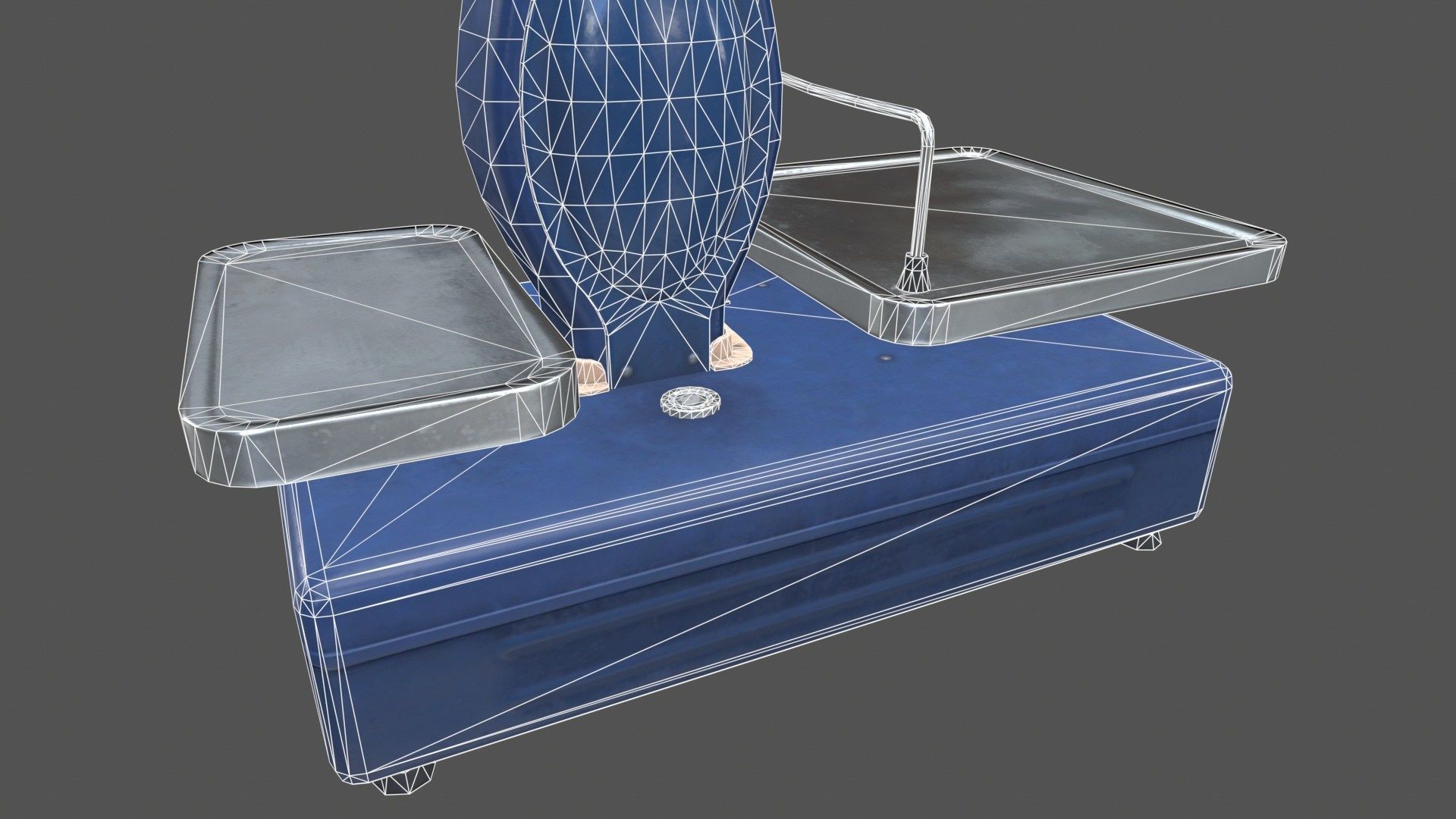 Vintage Soviet Scale Low-poly 3D model_14