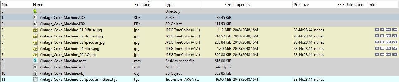 Vintage Coke Machine Low-poly 3D model_17