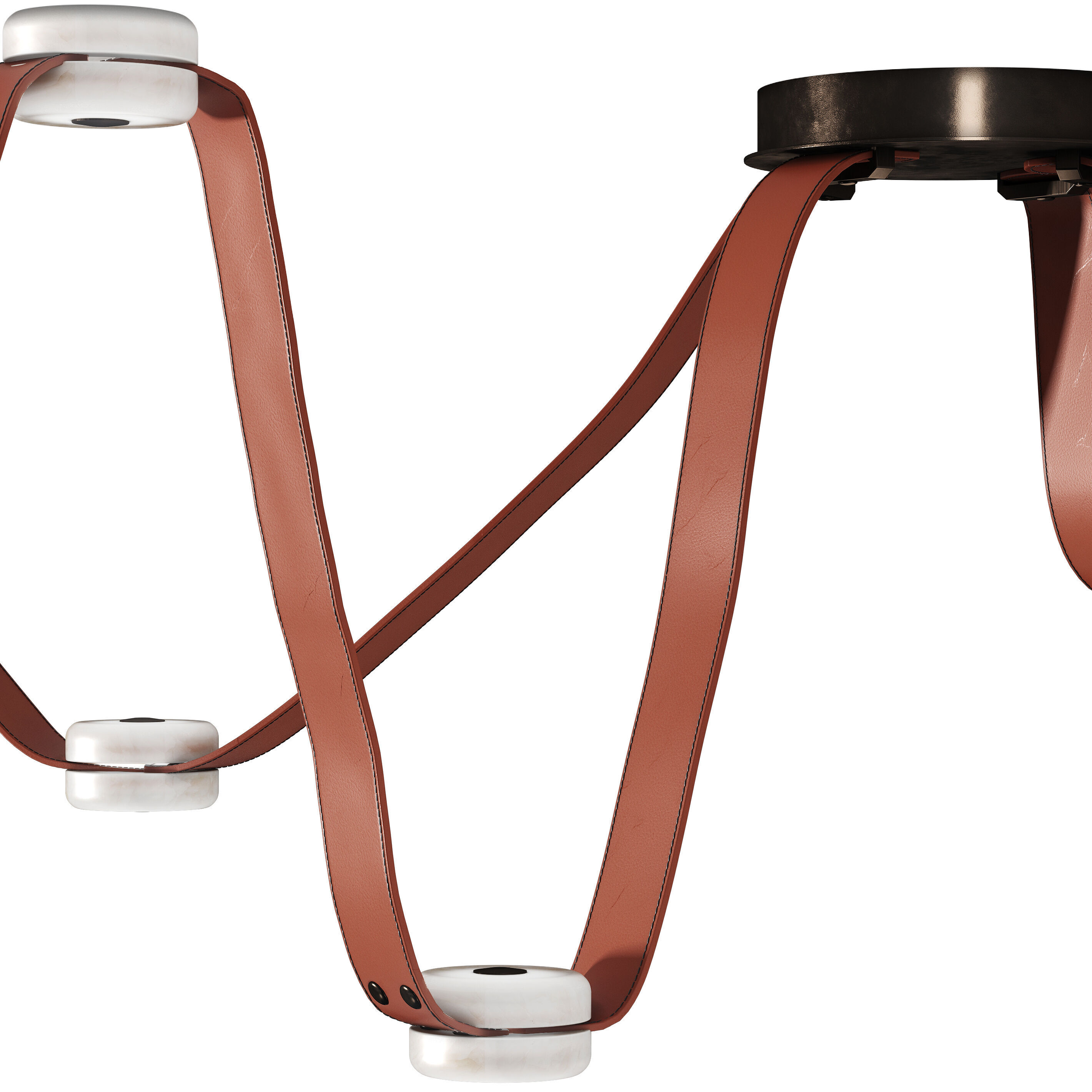 SNAPS Large LED Pendant by Hubbardtonforge 3D model_2