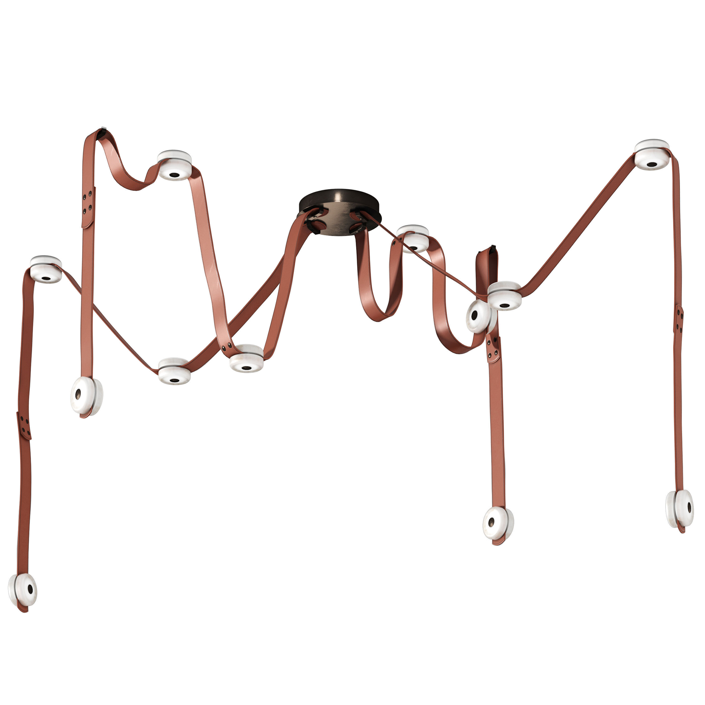 SNAPS Large LED Pendant by Hubbardtonforge 3D model_1