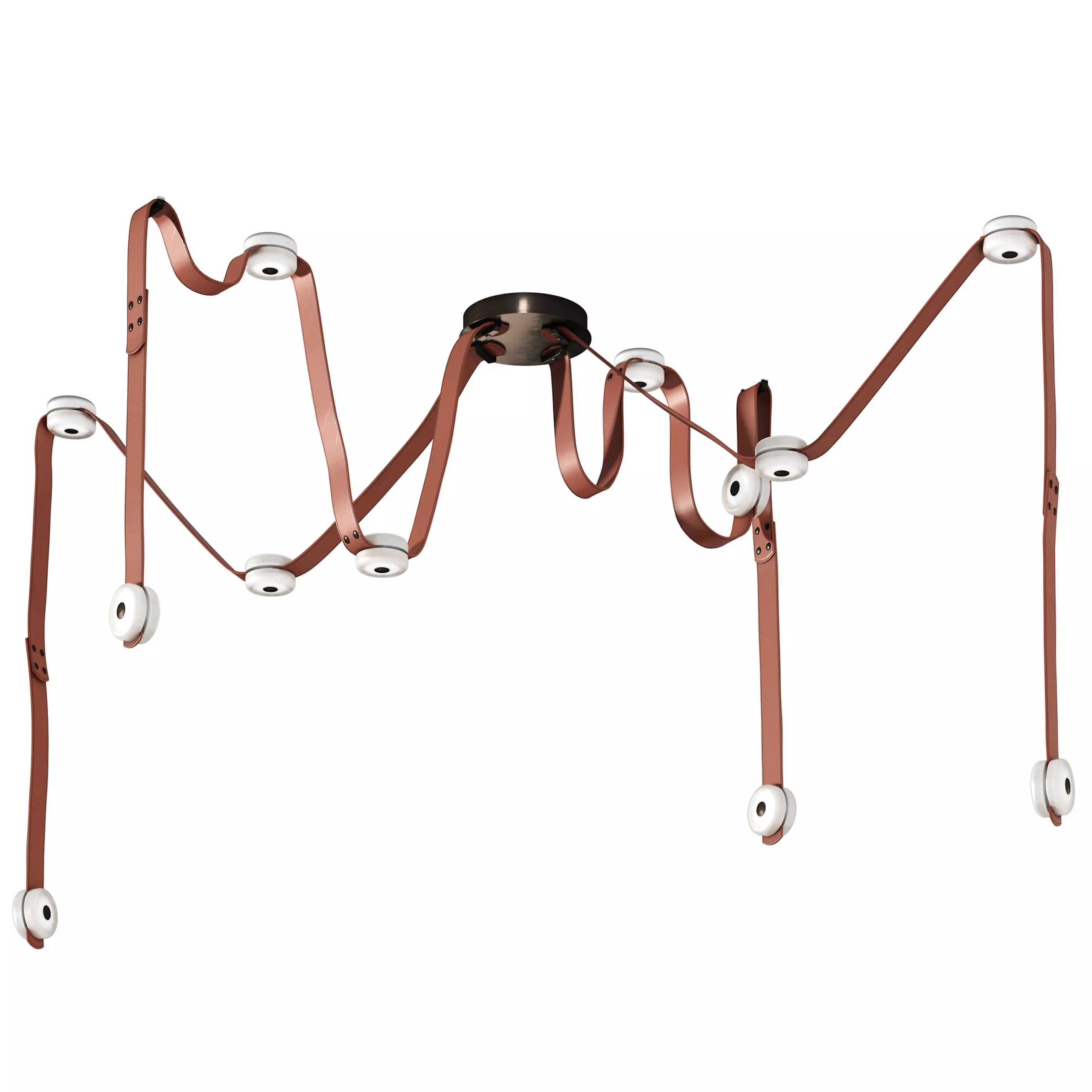 SNAPS Large LED Pendant by Hubbardtonforge 3D model_0