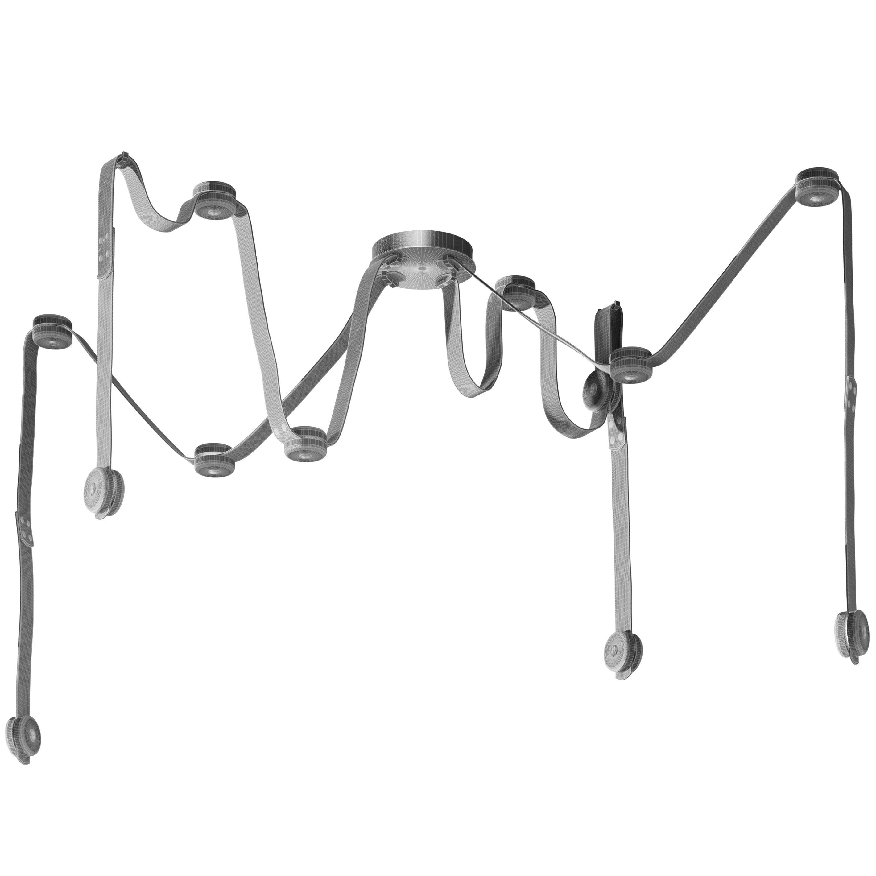 SNAPS Large LED Pendant by Hubbardtonforge 3D model_5