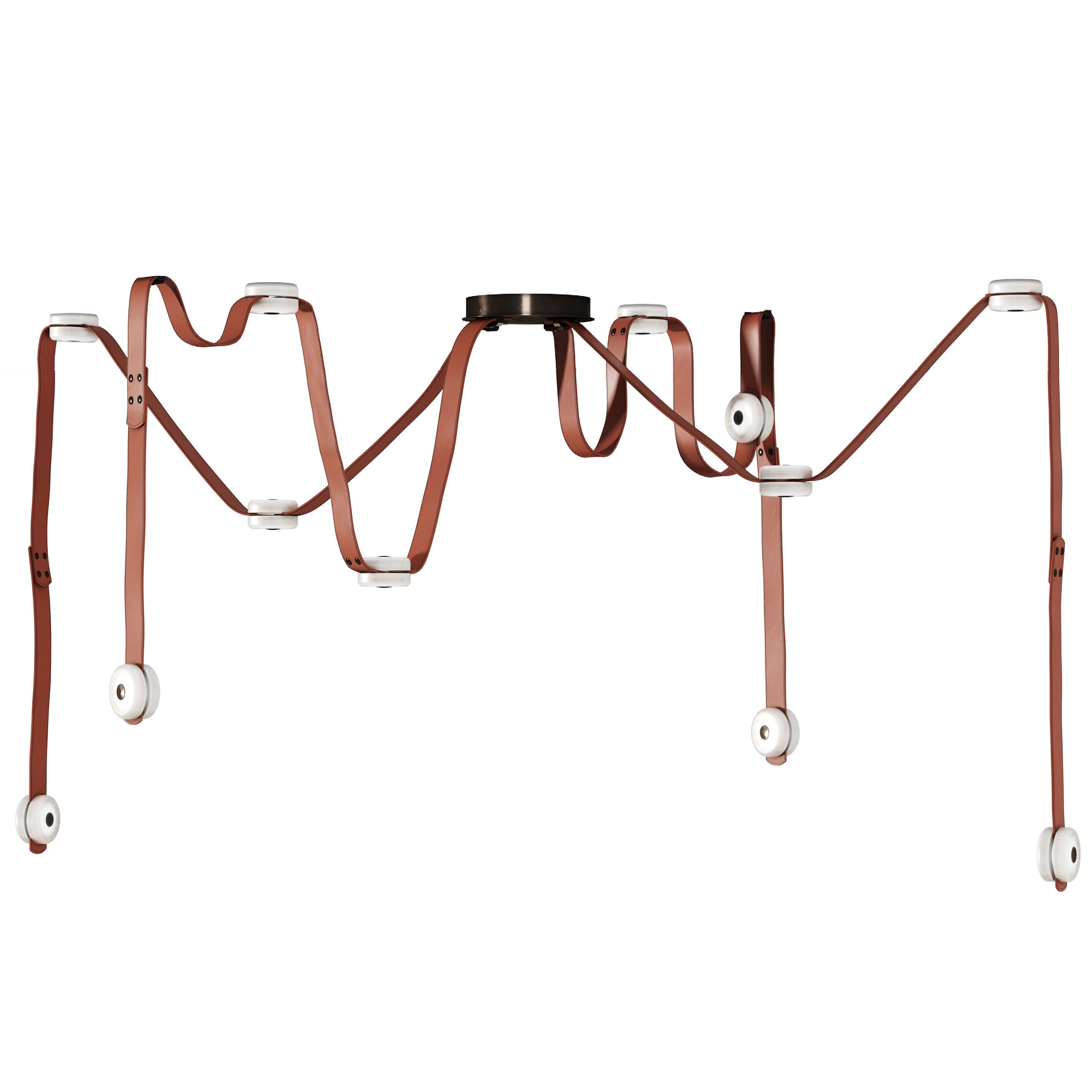 SNAPS Large LED Pendant by Hubbardtonforge 3D model_3