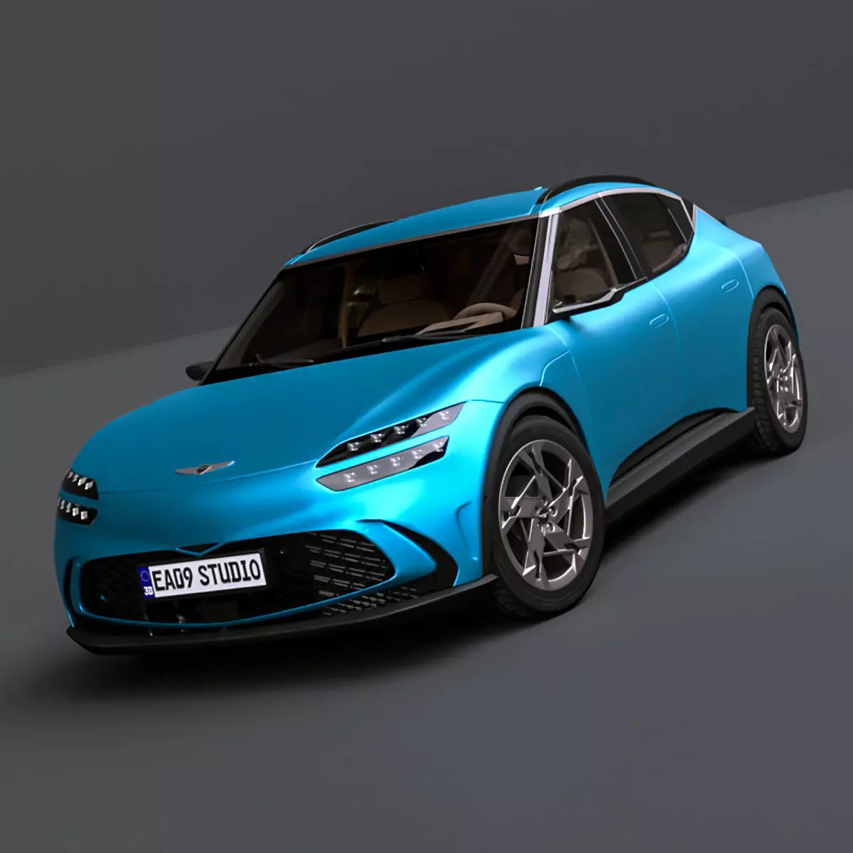 2025 Genesis GV60 3D model