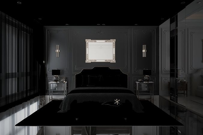 Bedroom 05 3D model 6