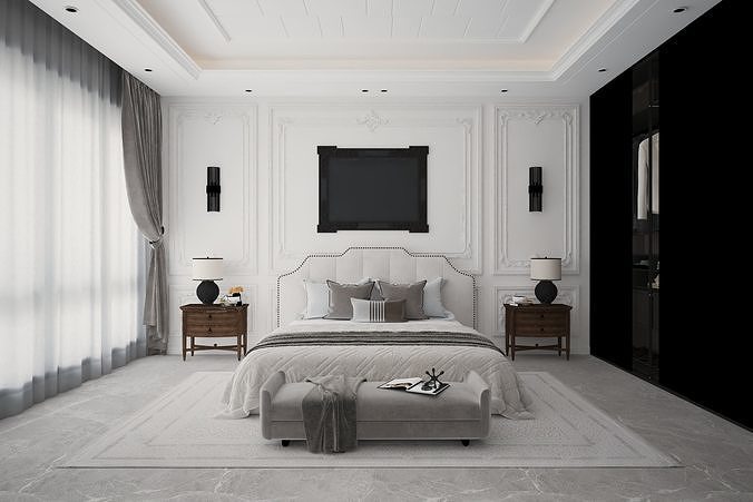 Bedroom 05 3D model 3
