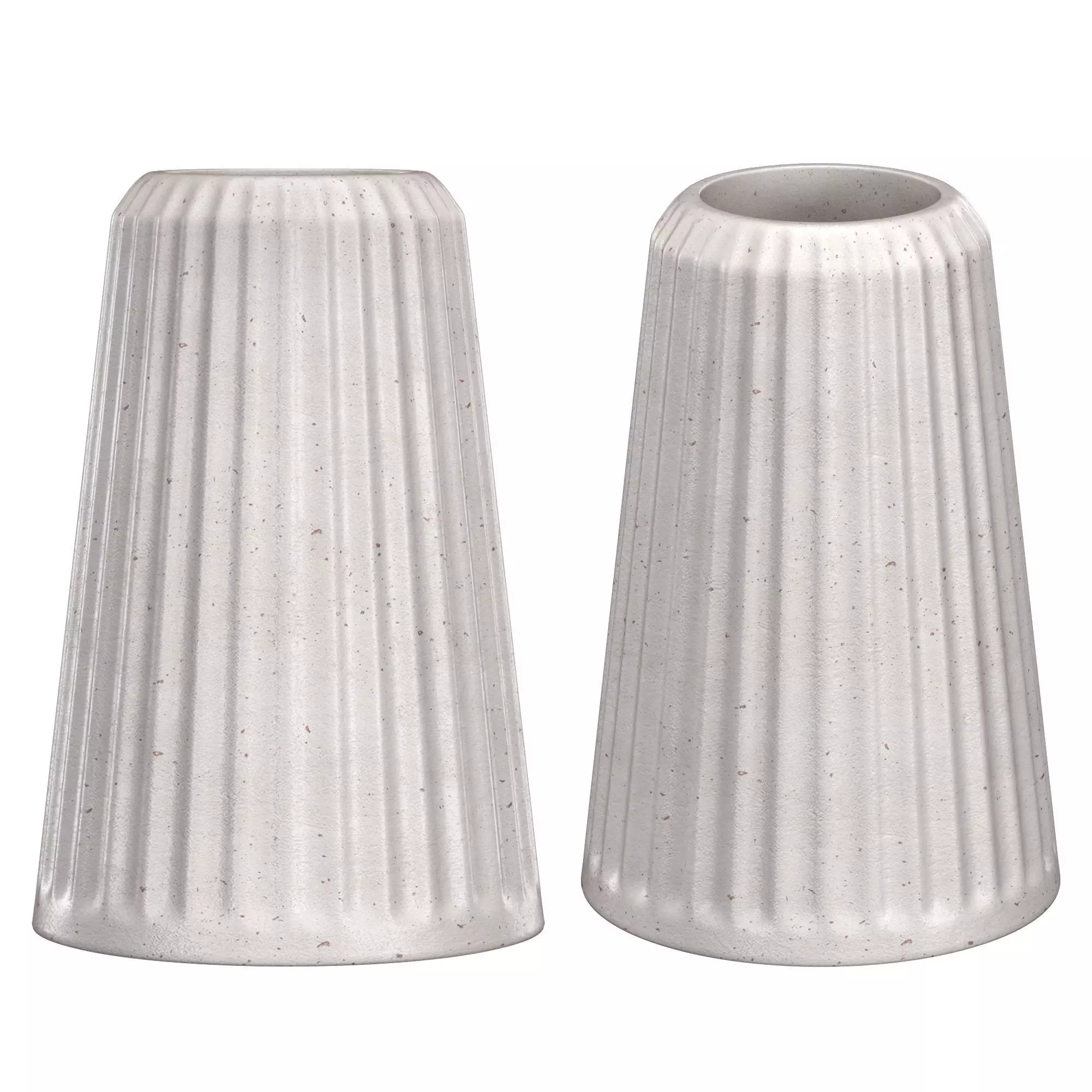 Fluted Cone Vase 3D model
