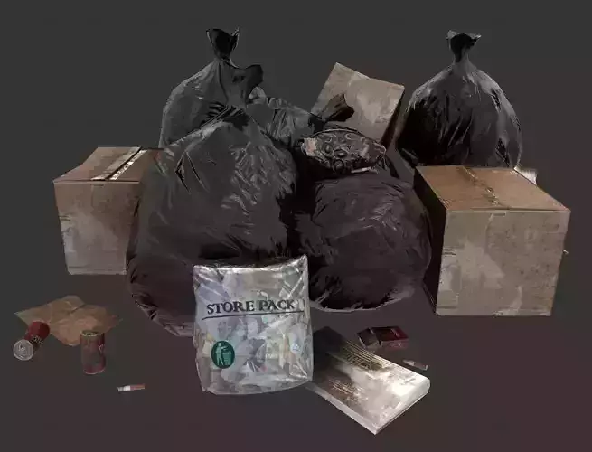 Urban Trash Pack with Garbage Bags