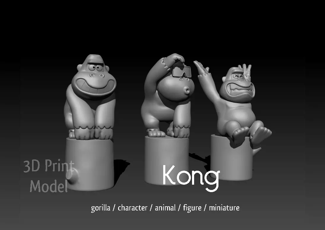 kong kong 3D print model