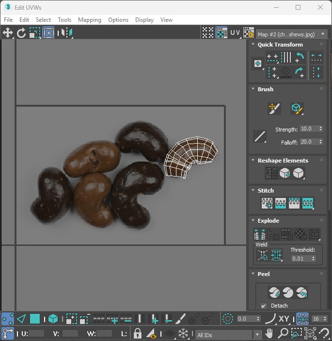 Chocolate Covered Cashews 3D model_35