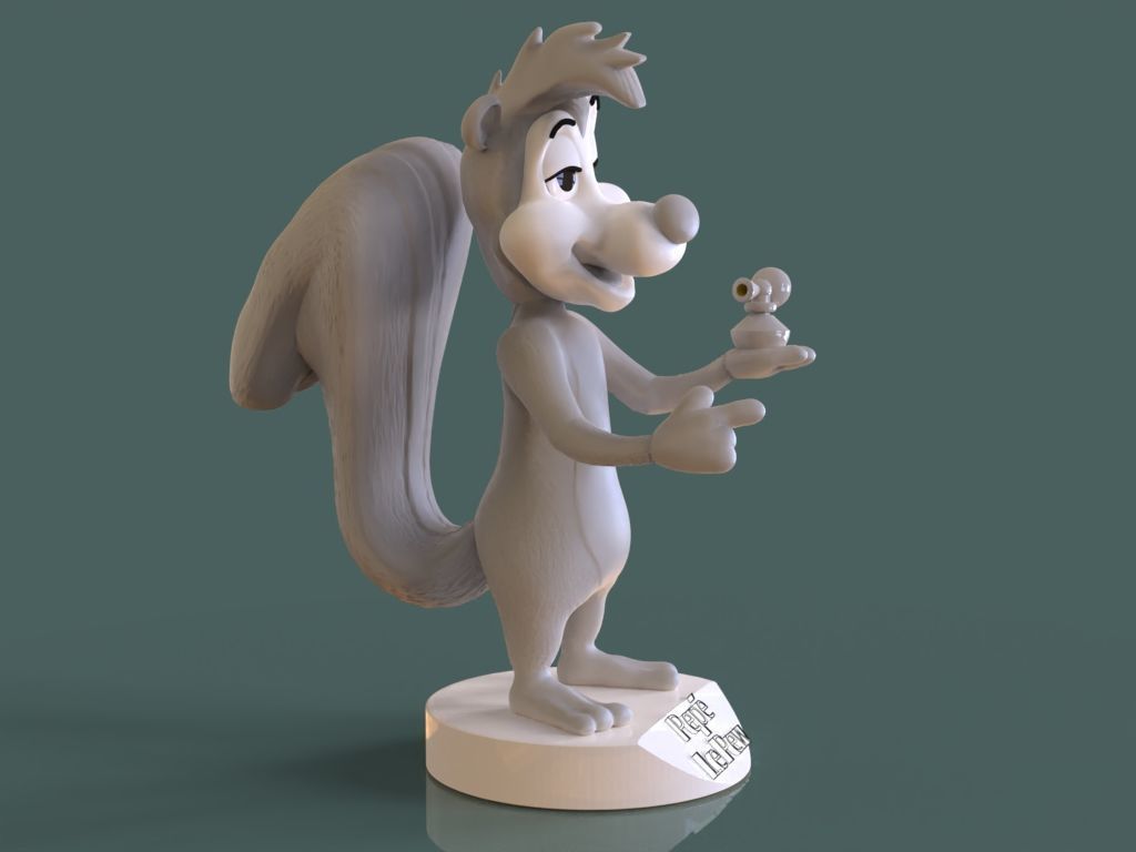 Pepe Le Pew 3D print model_6
